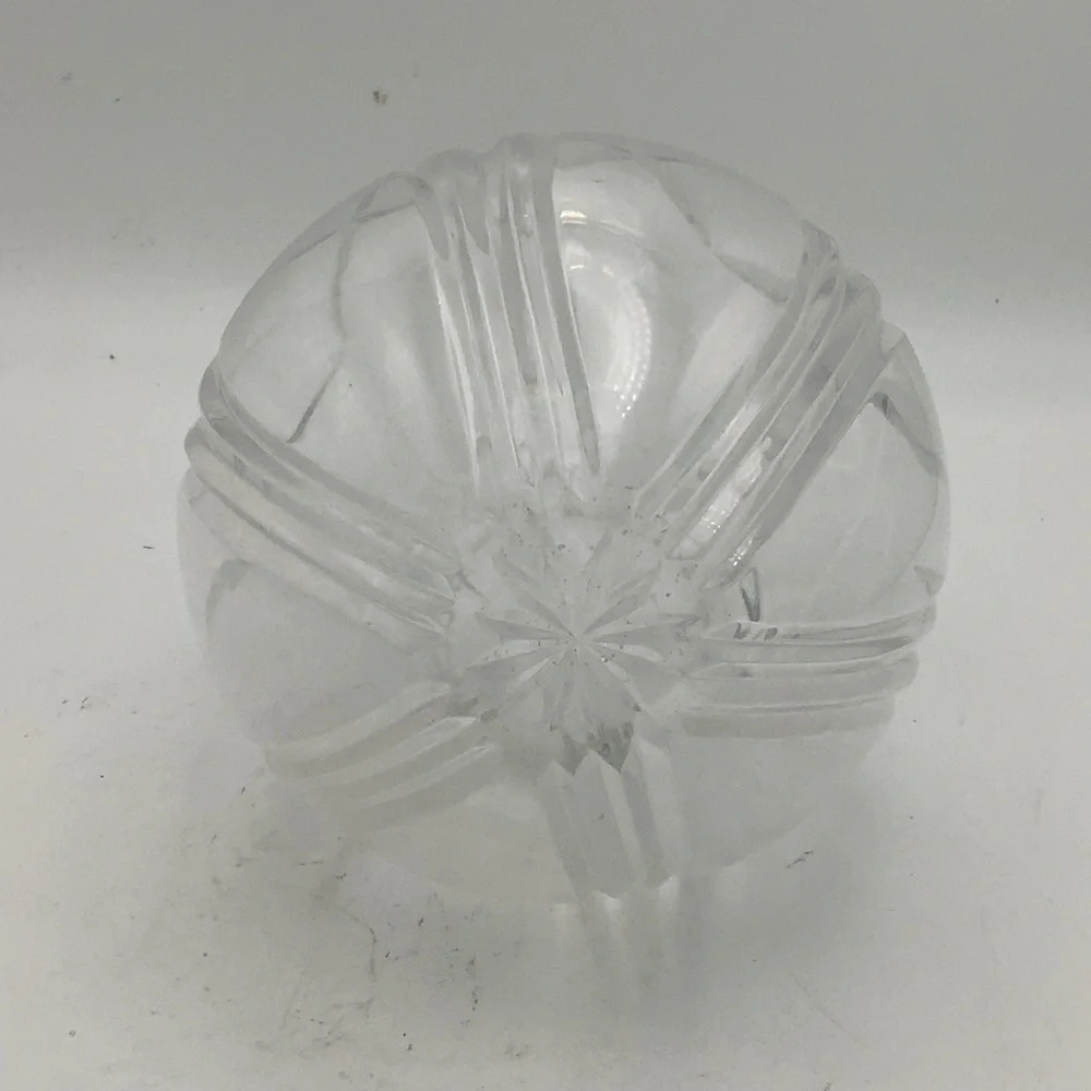 Clear Cut Crystal Vase